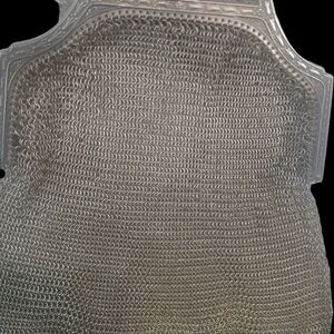 Whiting & Davis Metallic Chainmail Mini Bag